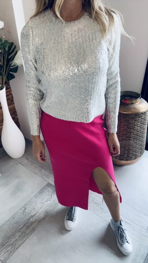 JUPE MENDY ROSE FUCHSIA