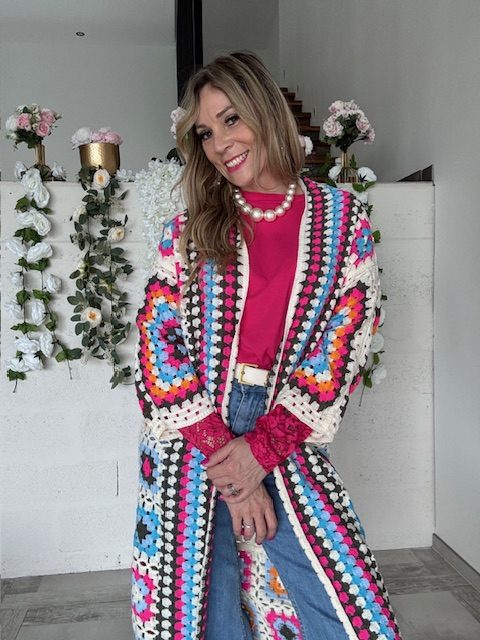 GILET IBIZA DOMINANTE ROSE 3